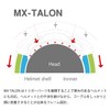 Swans MX-TALON-HC BK/R Dirt Goggles, Made in Japan, Black x