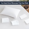 ZPECC White Pillow Cases Queen Size Set of 4, 20x30