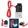 DirectActing Solenoid Valve Water Air Oil 2Position 3Way Aluminum Alloy