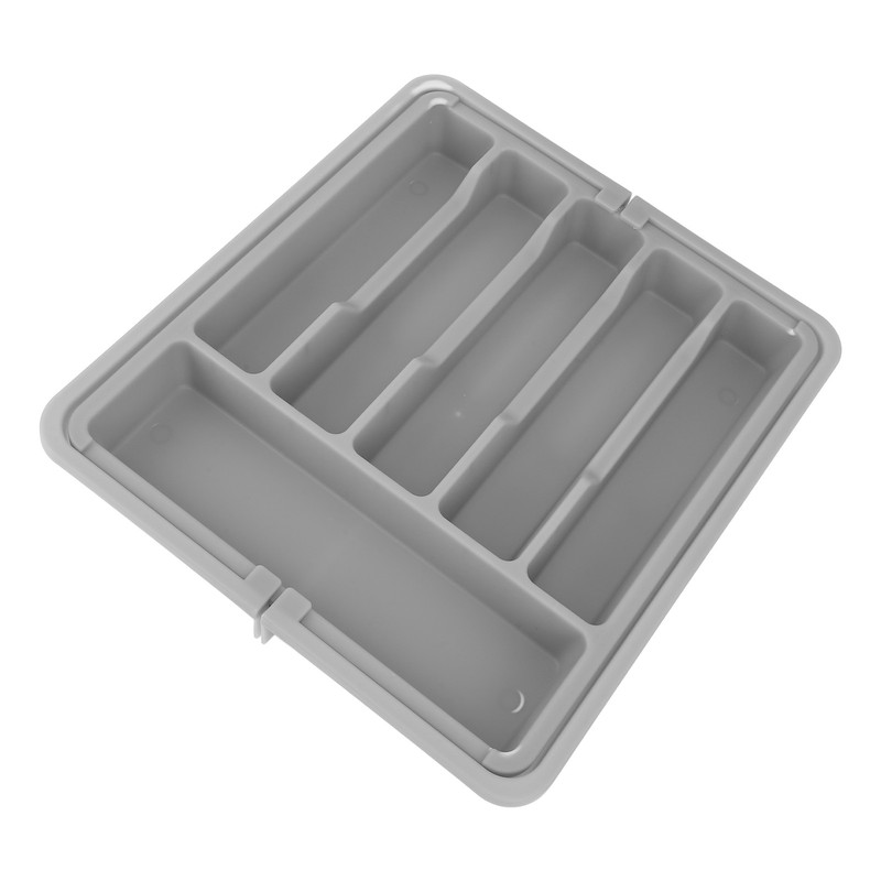 Expandable Utensil Organizer Convenient Storage Space Saving Cutlery Tray Holder