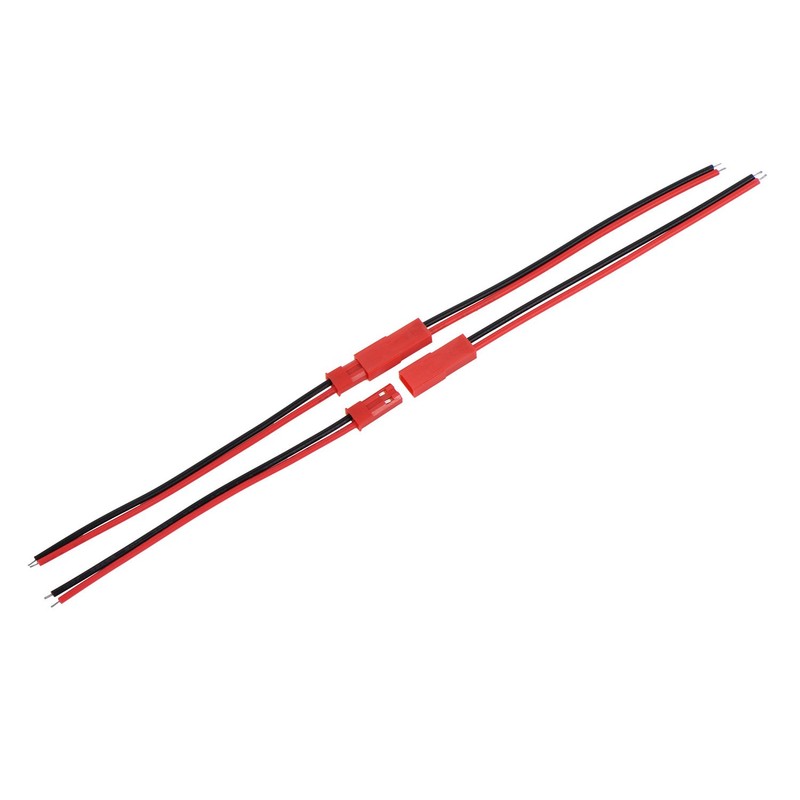 eBoot 20 Pairs 22 AWG Plug Connector 2 Pin Male