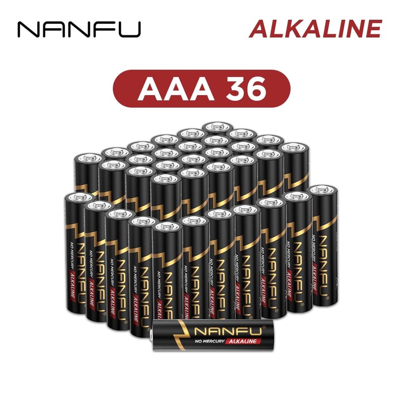 NANFU AAA 36 Alkaline Batteries