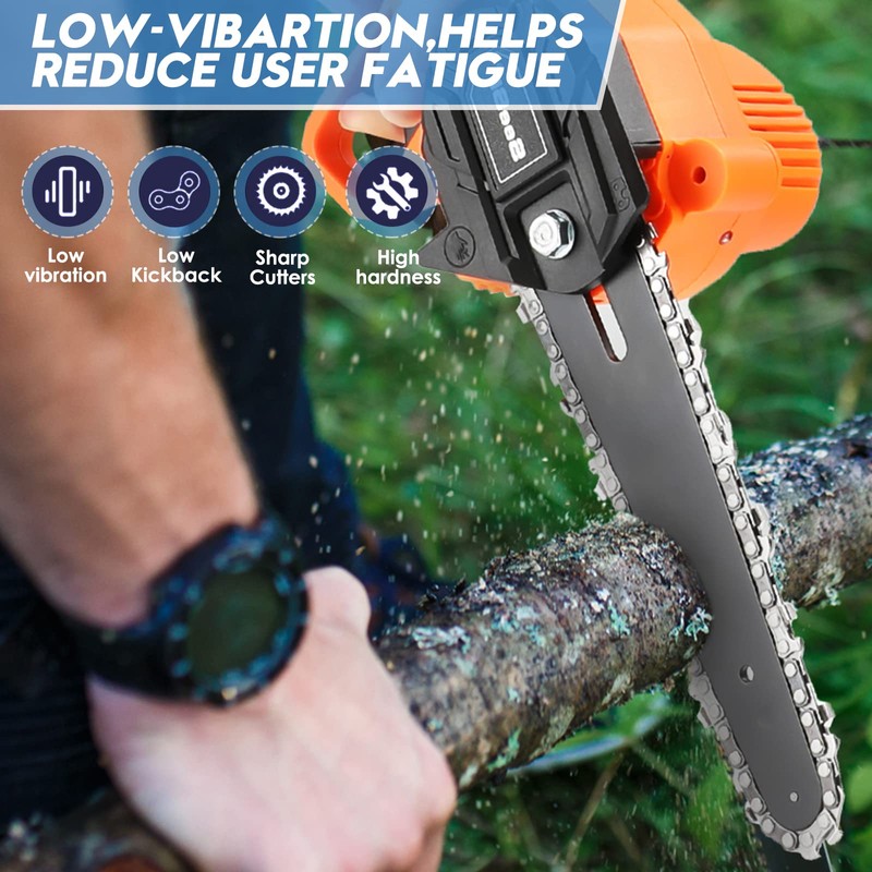 Seesii Mini Chainsaw Chain Replacement 6 Inch for 6 Inch