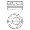 Mahle Original 030 59 00 Piston