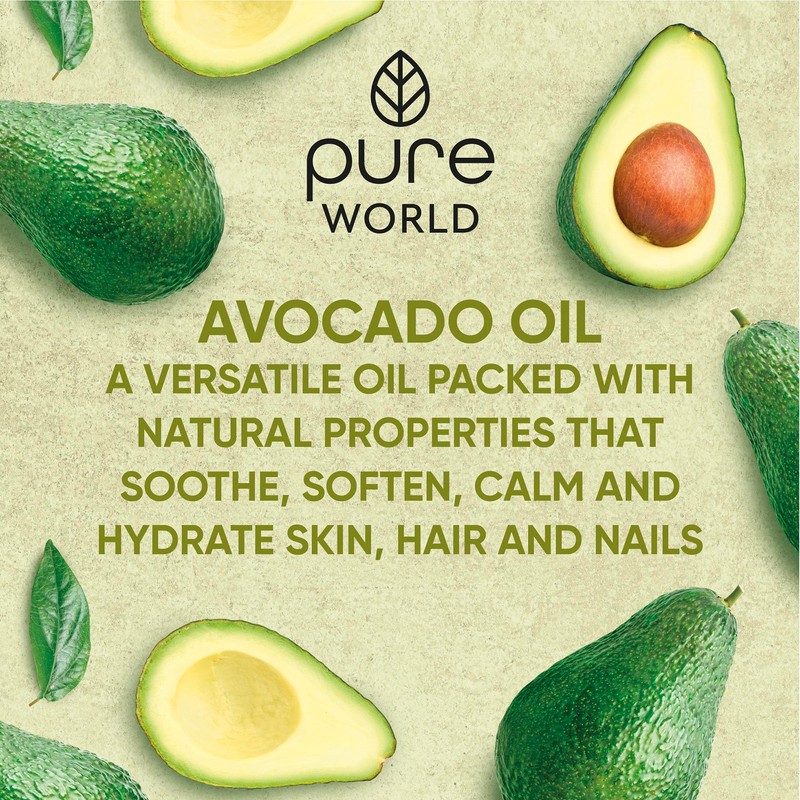 Pure World Natural Avocado Oil 100ml 100% Pure and Undiluted