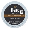 Peet's Coffee & Tea House Blend K-Cup Pack for Keurig