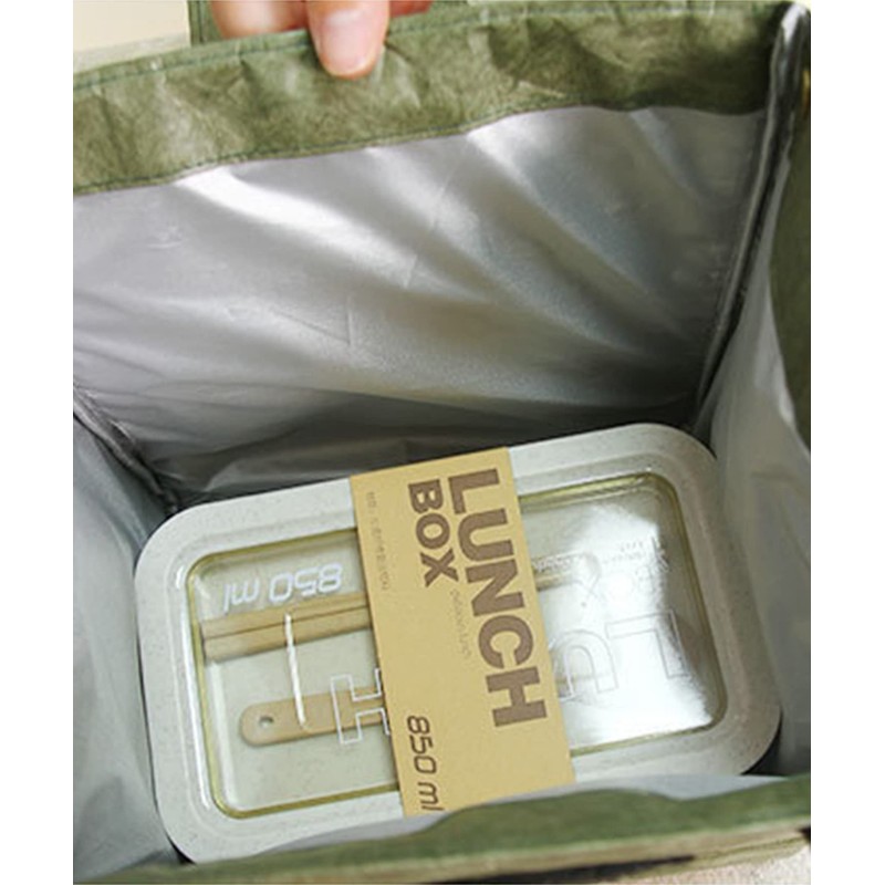 Paper-Like Lunch Bag, Cold Retention, Lunch Bag, Cold Retention, Aluminum