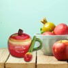 Rite Lite Rosh Hashanah Ceramic Apple Honey Dish With Spoon