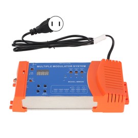 Home Modulator Multi Channels Support PAL NTSC Multiple Modulator System for TV Box AV Source 100‑240V US Plug