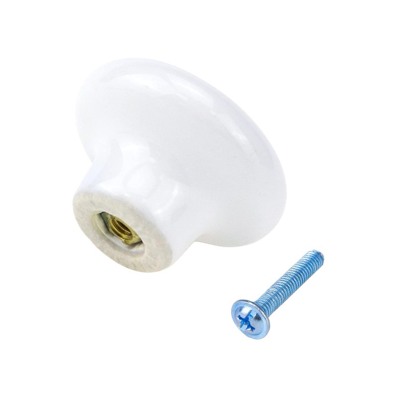 Bitray Vintage Ceramic Knobs Flower Dresser Drawer Pull -8pcs