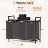 Sonharlar Laundry Hamper, Laundry Sorter with 3 Pull-Out Removable Oxford