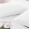 Moonlight Bedding Pillow Cases 2 Pack – White Pillowcases Envelope