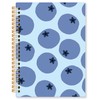 KRHFG Blueberry Spiral Notebook, Kids Notebooks for Girls, Fruit Lover