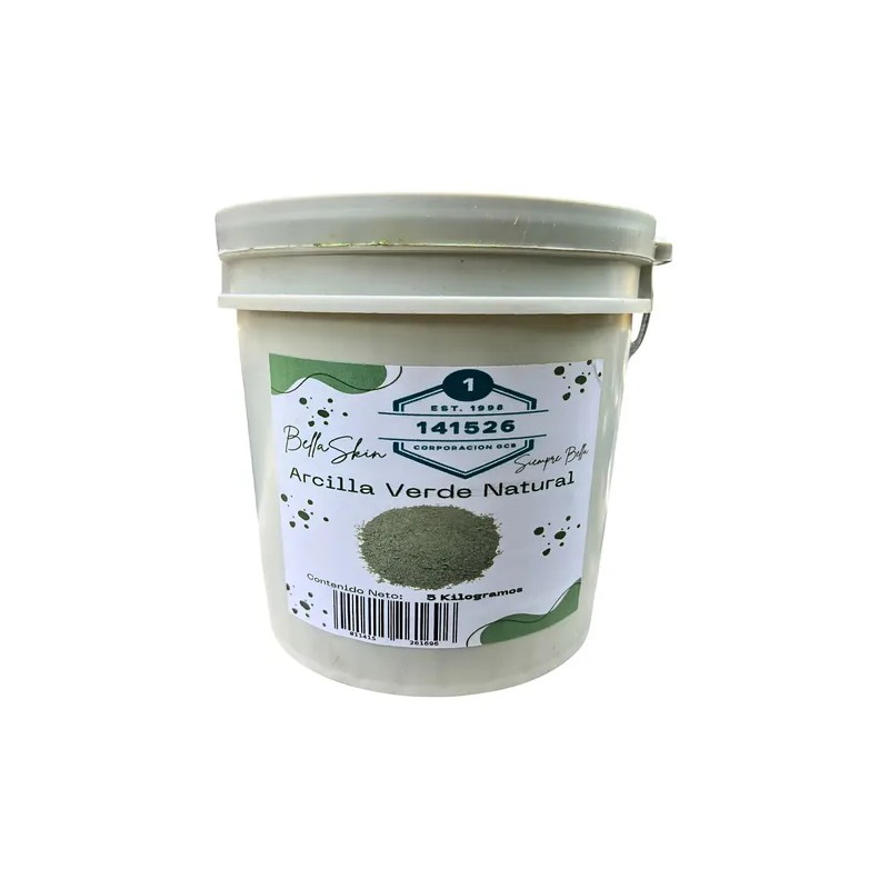 Arcilla Verde Natural Para Mascarillas 5 Kilogramos Acneica
