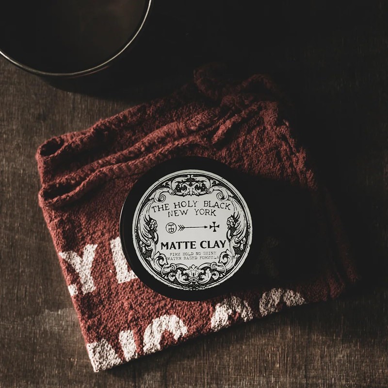 The Holy Black Matte Clay 4 Oz