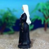 Ipetboom 2pcs Nun Virgin Statue Resin Holy Virgin Catholic Figures