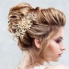 5 Peines Laterales de Perla de Pelo de Boda Peine