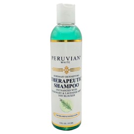 Peruvian white Rosemary Detoxifying Therapeutic Shampoo Enhanced with Rosemary & Lavender Mint (8 oz.)