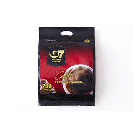 G7 Black Instant Vietnamese Coffee 14.1oz(400g), 200 Sticks