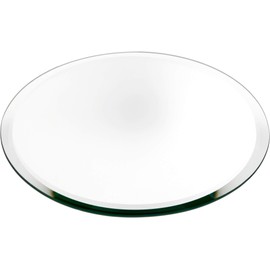 Plymor Round 5mm Beveled Glass Mirror, 10 inch x 10 inch (Pack of 2)