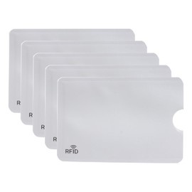 prendre PR-RFID11-WH IC Cards, Pack of 5, Anti-Interference, Anti-Magnetic, Anti-Skimming, Magnetic Shield, Card Protector, Card Case, Credit Card, IC Card (White)