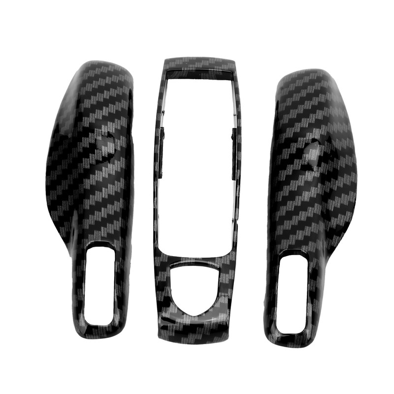 Keyfob Housing Cover Carbon Fiber Color Shell Fit for Cayenne
