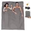 BREENHILL Double Sleeping Bag Liner,Camping Sheets & Travel Sheet, Hostels