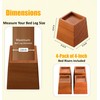 MONTIHOLD Premium Pine Wood 4-Inch Furniture Risers – Heavy-Duty, 2000