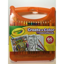 Crayola  Crayola Create & Color With Colored Pencils 65/Pkg