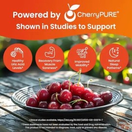 Nutriana Suplemento Ácido Úrico 3 En 1 Con Cereza Y Cúrcuma