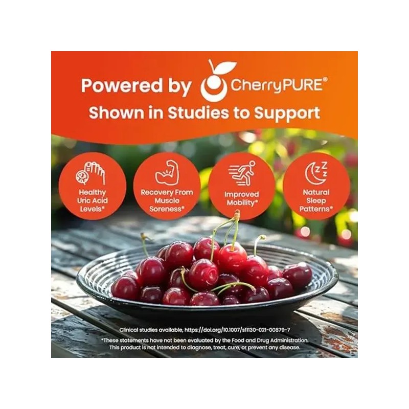 Nutriana Suplemento Ácido Úrico 3 En 1 Con Cereza Y