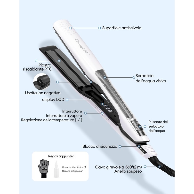 Professioneller Dampfglätter