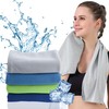 Cooling Microfiber Towels for Neck and Face – Soft, Breathable,