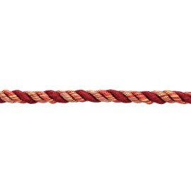 DÉCOPRO (TM) Twisted 3-ply Rope Cord Trim, Color# PR15 - Cajun Red [Sold By The Yard]
