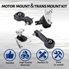 Engine Motor and Trans Mount Set of 4 Compatible with