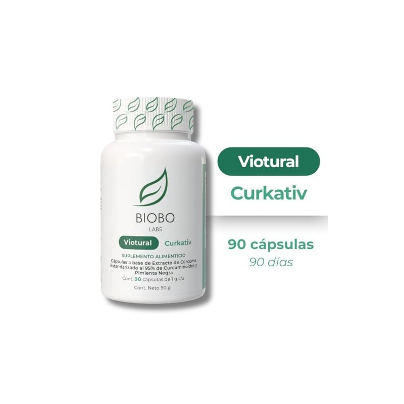Viotural Curkativ, Suplemento Alimenticio, 90 Cápsulas