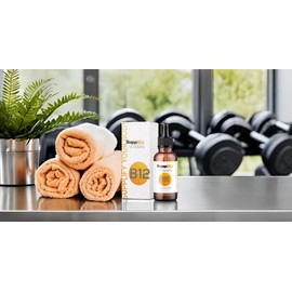 Vitamin B12 Drops (50 ml) - 500 μg High Dose - 2 Active Forms - Alcohol-Free & Vegan - Highly Bioavailable, Laboratory Tested, No Additives Made in Germany - Annual Supply