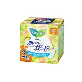 Laurier Skin Beautiful Guard Daytime Without Wings, 8.1 inches (20.5 cm), 30 Pieces Pack of 2