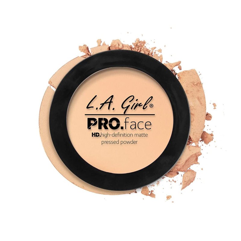 L.A. Girl Pro.Face Matte Pressed Powder, Creamy Natural GPP604