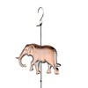 Relaxdays Wind Chime Bells & Elephants, Metal Chime, 90 cm