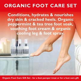 foot care set organic, foot care kit, vegan pedicure set, travel size foot care products, foot pamper set, hands and feet gift set, foot pamper gift set, foot care for hard skin for feet and heels