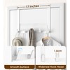 KitchLife Long Over The Door Hooks Hanger with 15.75" Extended
