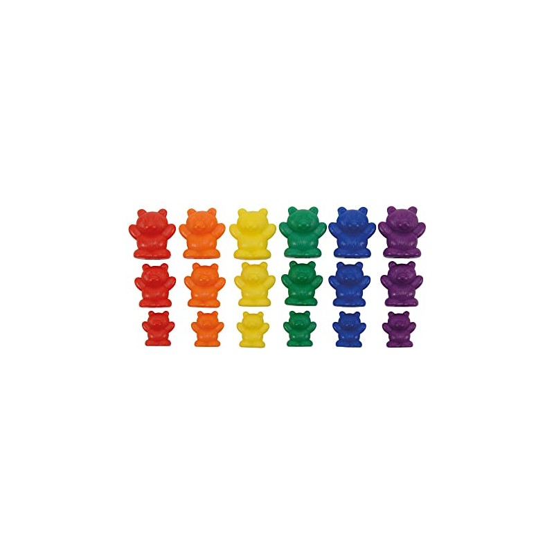 EAI Education Bear Counters: 3 Sizes: 6 Colors - Set