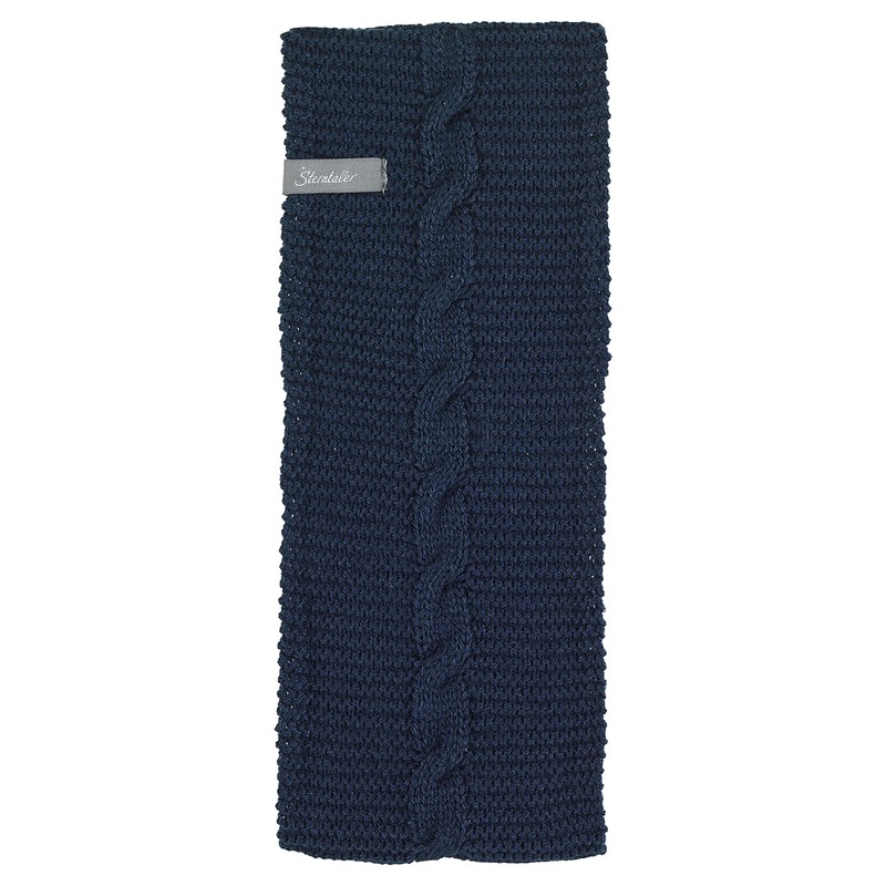 Sterntaler Unisex Children's Headband Baby Headband Knitted Bow, Navy, 49,