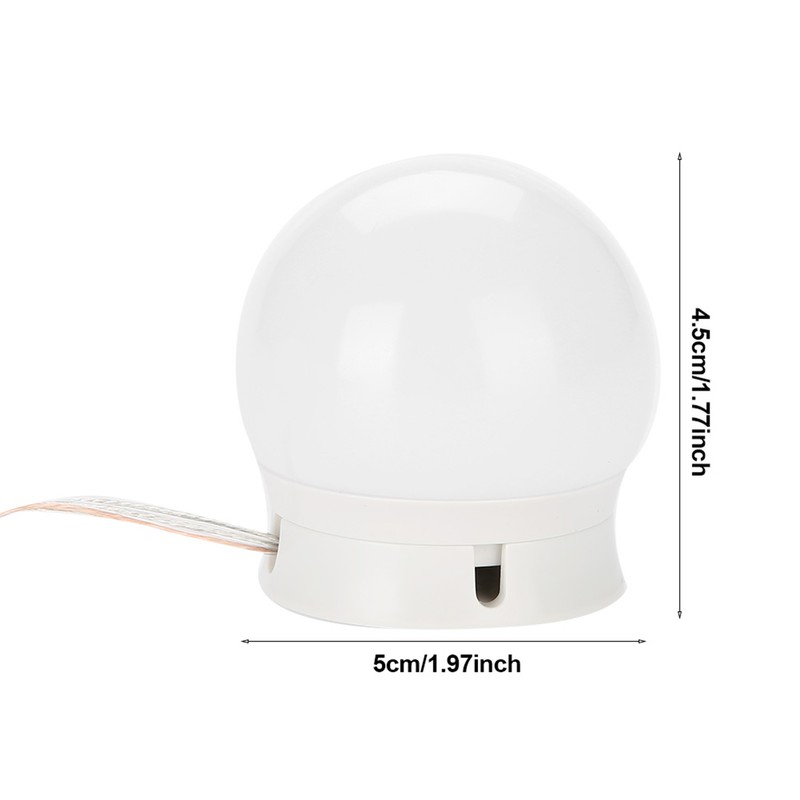 12Pcs LED Mirror Light Lamp Vanity Kit for Makeup Dressing