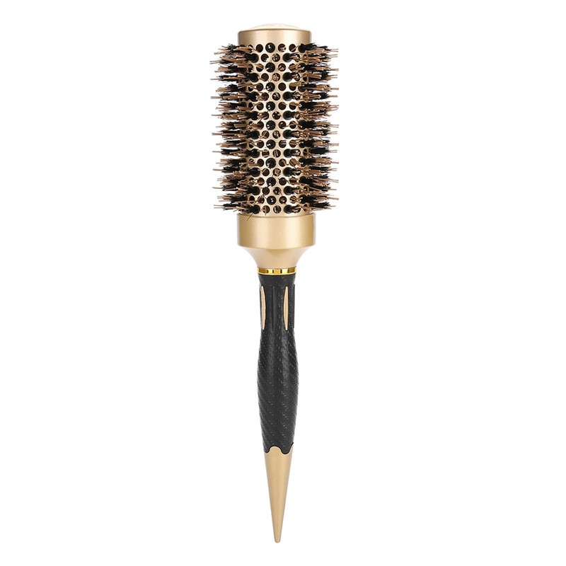 Antistatic Anion Round Hair Brush with Ceramic Plate Design for