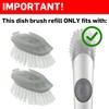 4 Pack Dish Brush Refills, Dish Brush Replacement Head for