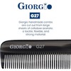 Giorgio G27 Handmade All Fine Tooth Pocket Comb, Hair Comb