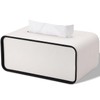 Tissue Case, KINGFOM Elegant Design Leather Tissue Box Tissue Cover