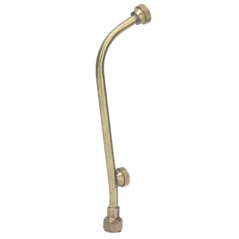 Garden Sprayer Nozzle Double Outlets Brass Agricultural Water Mist Atomizing